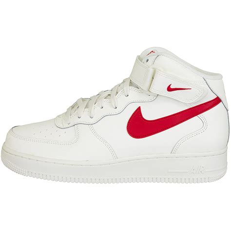 nike air force rot weiß herren|Nike Air Force sneaker weiß.